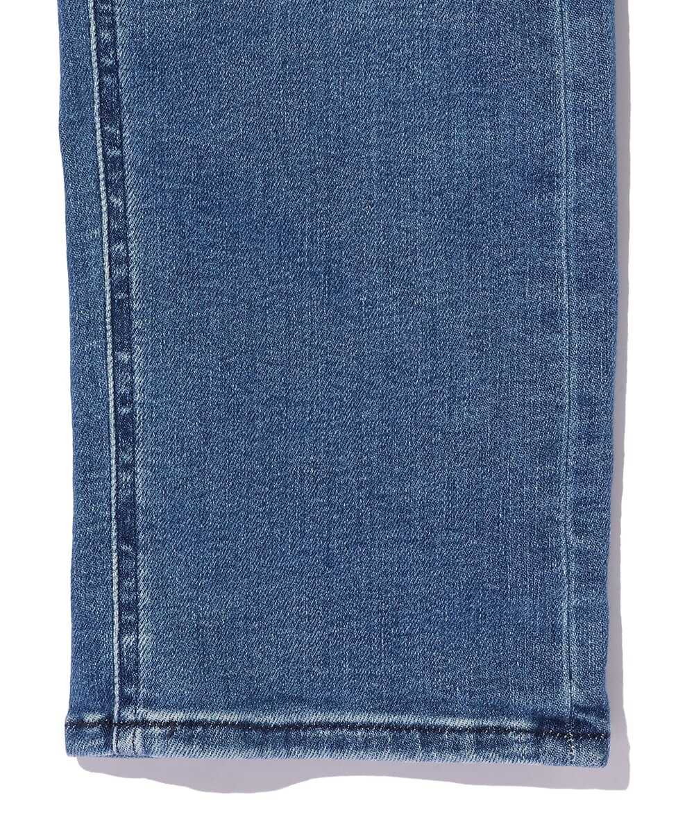 GROVER/グローバー スリムストレートフィット ミッドブルーパワーストレッチデニムパンツ
