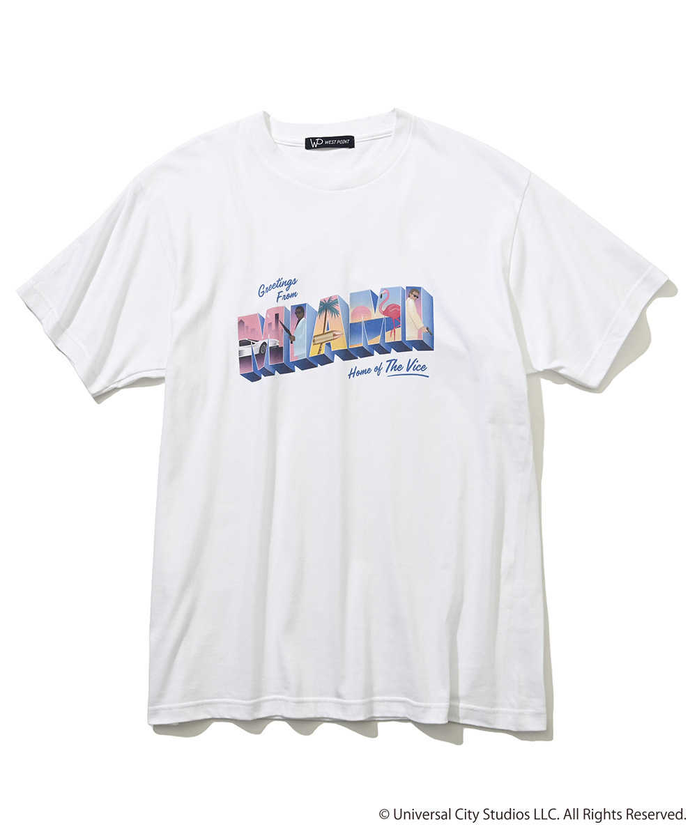 【限定商品】「マイアミ・バイス」コラボ Tシャツ