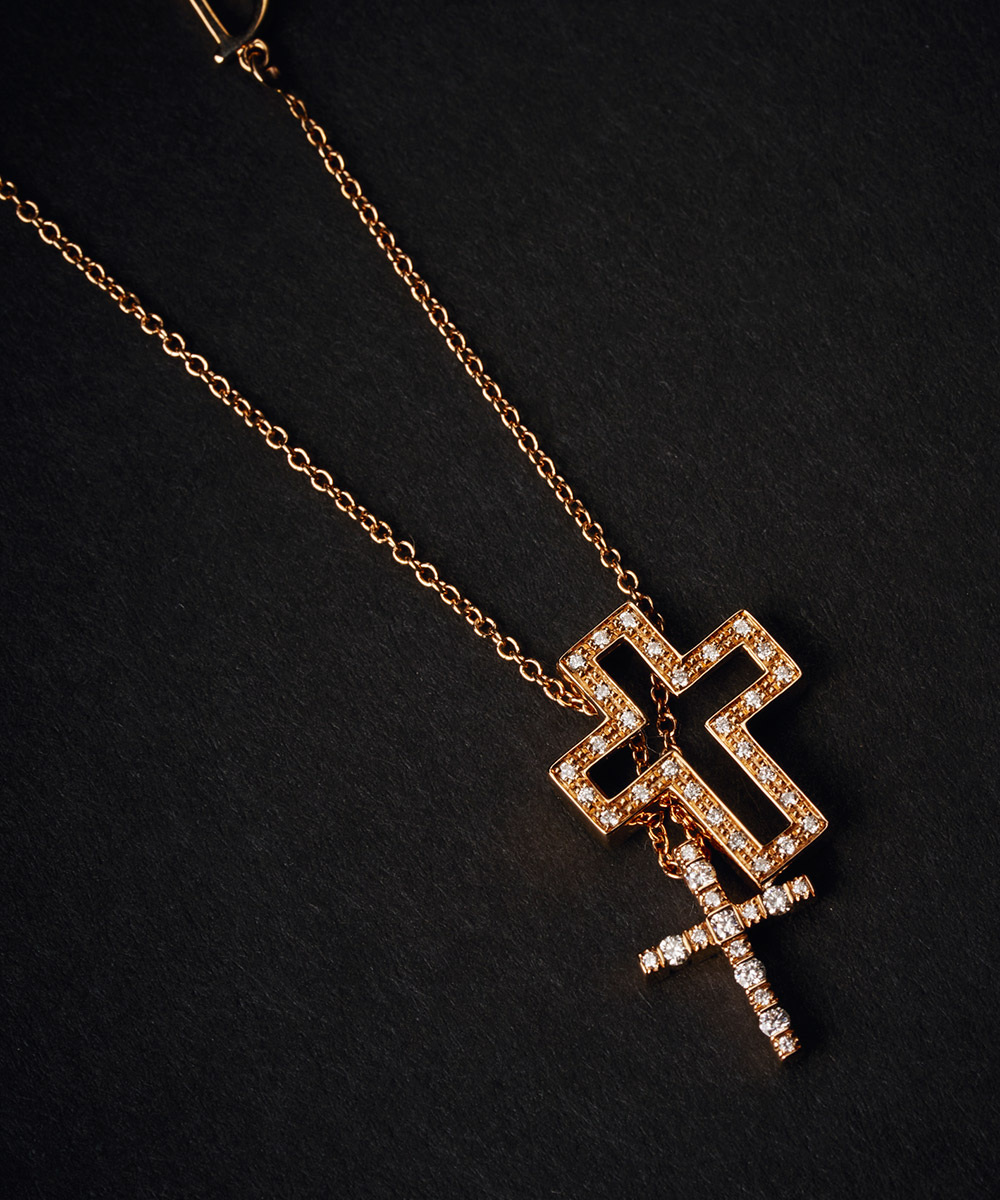 ベル エポック”ピンクゴールドネックレス XXSサイズ