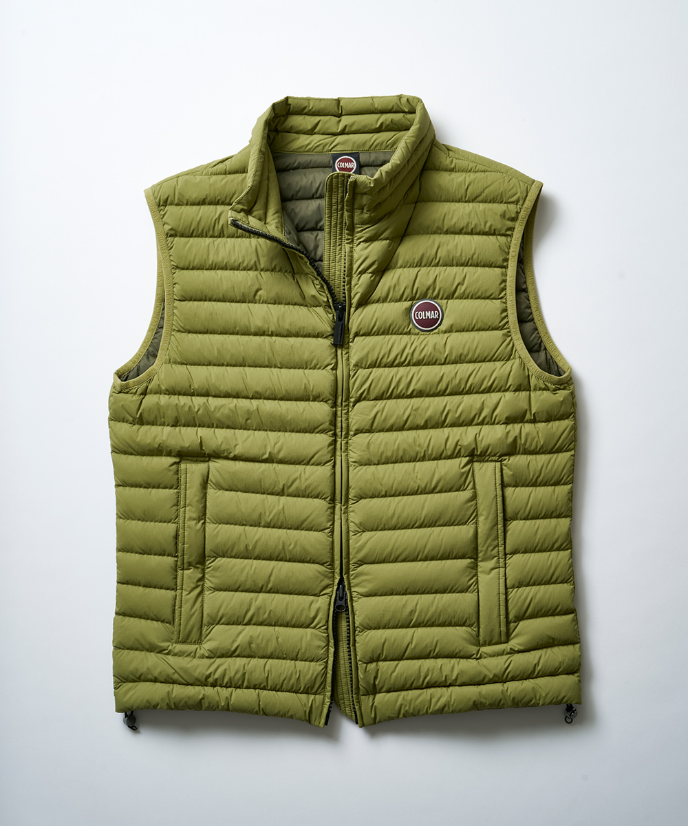 重ね着しやすいキルティングダウンベスト | コルマー | Safari Lounge
