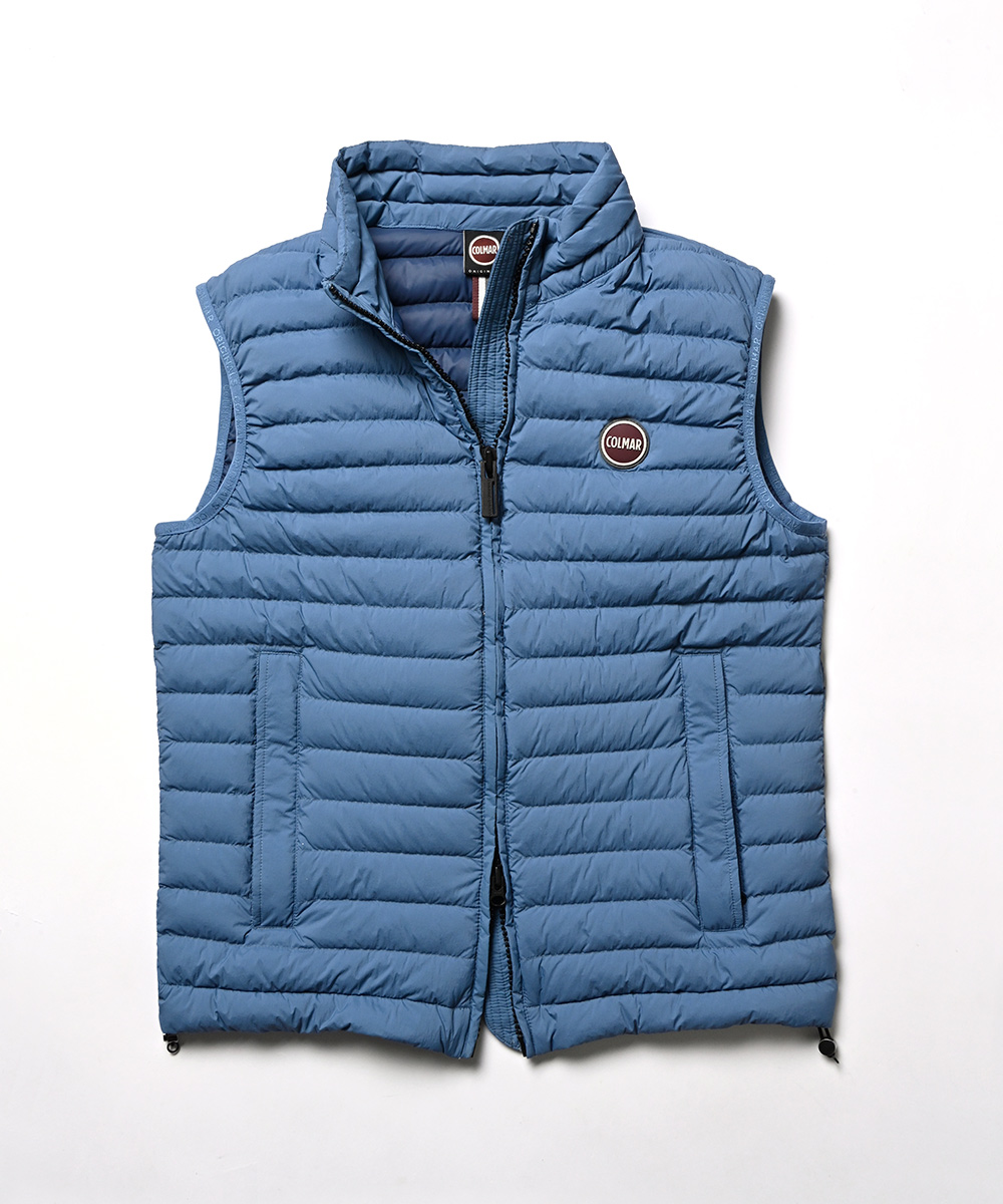 重ね着しやすいキルティングダウンベスト | コルマー | Safari Lounge